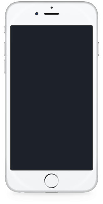 White iPhone for mobile app